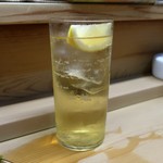 家庭料理 小川 - レモン酎ハイ