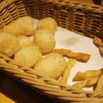 トラットリア・イタリア - 揚げたパスタとお芋のフライ