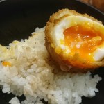 ひげ勝 - 玉子オンザごはん