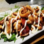 Hiroshima Fuu Okonomiyaki Yuuka - いかのわた焼き