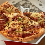 Piza Hatto - デラックス（Mサイズ・ふっくらパンピザ）＋チーズ増量…税込1015円+324円=1339円（通常価格2030円）