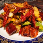 ウイグルアパンディンキッチン - ・金蓑炒肉 880円(外税)