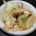 豚肉とキャベツの辛子味噌炒め