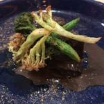 フォカッチャディレッコ500 - 本日のメインは猪肉の赤ワイン煮込みでした。旧店から引き継がれた味で、絶品！