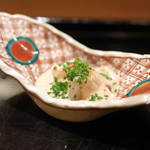 鮨みなと - カワハギ肝和え