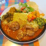 シナモンガーデン - スリランカスタイルワンプレートチキン