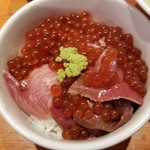 麺屋 六感堂 - 鰤いくら丼（限定チャコ飯）