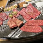 和牛焼肉と冷麺･純豆腐 醍醐 - 熟成タン３種盛合せ＋特撰焼き物２種盛合せ