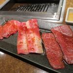 和牛焼肉と冷麺･純豆腐 醍醐 - 上焼き物３種盛合せ