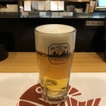 Ajidokoroichigouhambunke - 生ビールはスーパードライです。