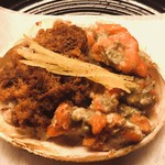 道人 - 香住産の香箱蟹。純粋に蟹の旨味と甘味を堪能します