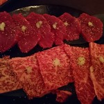 焼肉 くまちゃん - 上ロース、カルビ