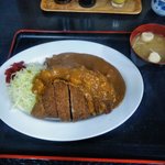 とんかつ二幸 - かつカレー（みそ汁付き）