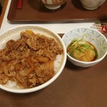 すき家 - おろしポン酢牛丼大盛り