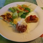 イル・トゥルッロ - サラダも入った前菜4品&パスタのコース