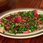 肉ビストロ モニ - 鮮度バツグン‼︎ 牛ハツのタタキ