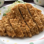 Samezu untem menkyo shikenjo shokudou - とんかつ定食 720円。