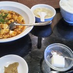 中華料理 旭園 - 麻婆豆腐セット