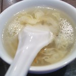 中華料理 旭園 - 玉子スープ