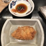 鳥つね自然洞 - コース(胸肉のカツ)