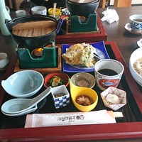 上杉伯爵邸 - そば膳、熱燗