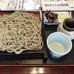 ふじや - もりそば 650円 ＋ 大盛 250円