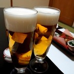 和三條 かた岡 - 生ビールで乾杯！