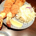 とんかつ檍 - エビフライ単品