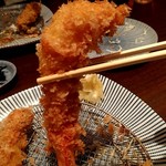 とんかつ檍 - エビフライ単品