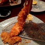 とんかつ檍 - エビフライ単品