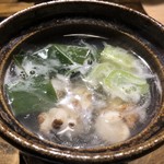 御料理 光安 - しなっと出汁を含んだ九条葱は深みが増す。