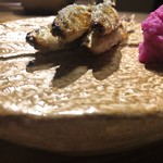 御料理 光安 - この器の厚みが凄いが裏は凹あり。でしょうね^_^