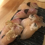 Sushi To Teppan Sakuyama - 寿司（鯛系3種）