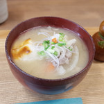 あんみつの深緑堂 - 豚汁雑煮(400円)