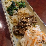 肉料理 大森 - ナムル盛り合わせ