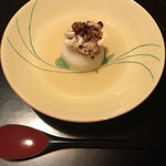 高台寺 和久傳 - 小蕪の河豚の白子のせ