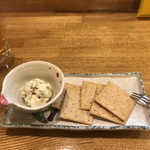 居酒屋山さん - いぶりがっことクリームチーズ