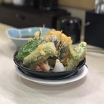 Shunsoku Shunsen Shin Nigiri Ichiban - 夏野菜の天ぷら盛り