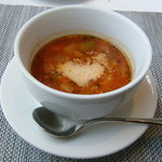 OGINO organic Restaurant - 北海道のゴールデンビーツ入りミネストローネ