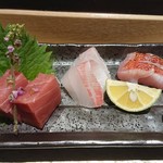 寿司 向月 - 本鮪　真鯛　金目