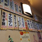 中元商店 - メニュー