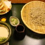 手打そば やっこ - 天とろそば \1,350