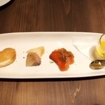 a La Bouteille - 前菜もりあわせ。