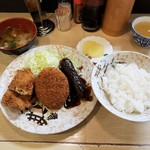 Kushigiku - 串ぎく定食　630円