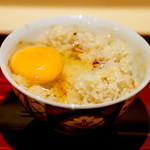 銀座 しのはら - 卵かけご飯