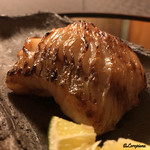 御料理 寺沢 - 蝦夷磯鮎魚女の肝酒盗焼