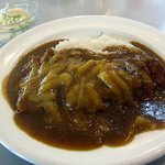 カレーショップキング - チキンカツチーズカレー辛口
