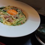 つるのおんがえし  - カルボナーラうどん