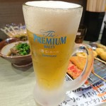 串カツ なごみや - 生ビール　399円