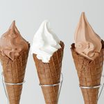エヌカカオ - 3種のチョコレートソフトクリーム